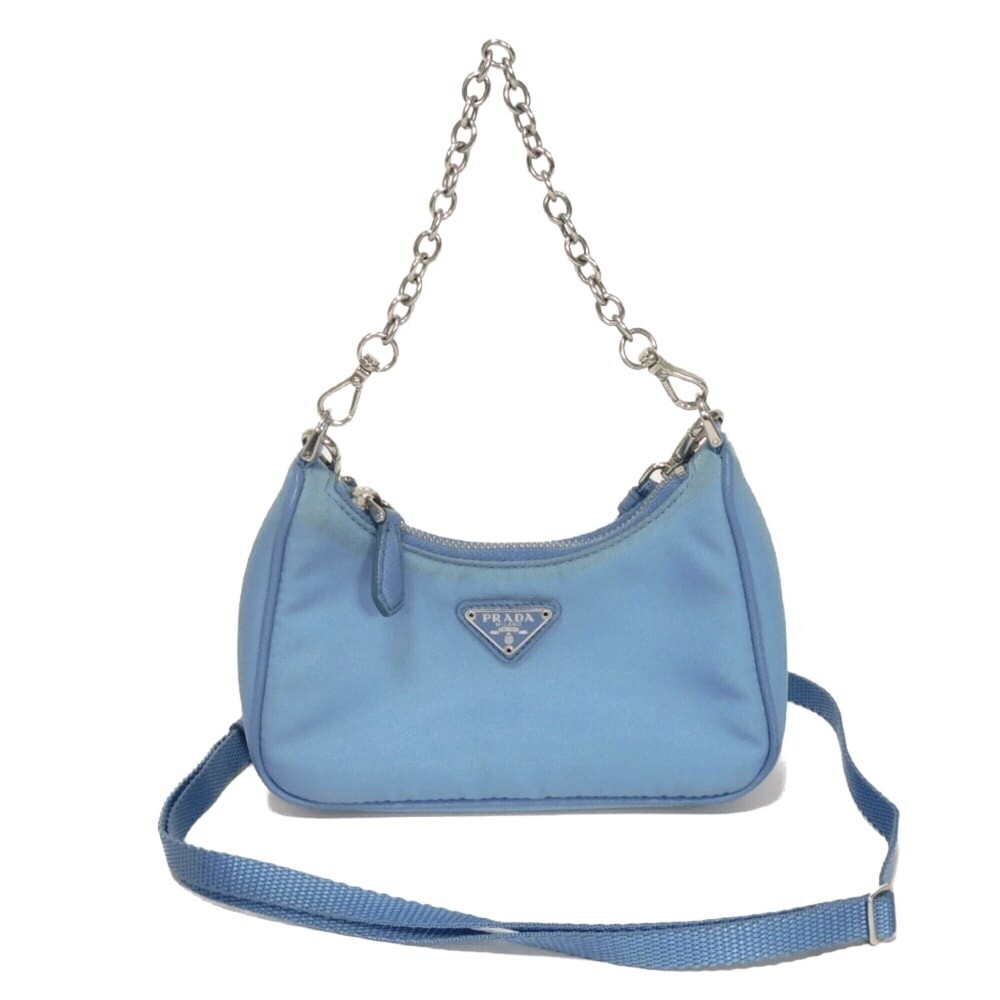 Prada PRADA Shoulder Bag Re-Edition Tessuto Micro Mini Chain 2-Way Hand Pouch...